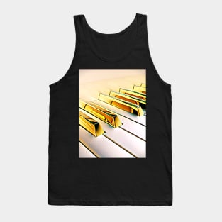 Gold Piano Keys Tank Top